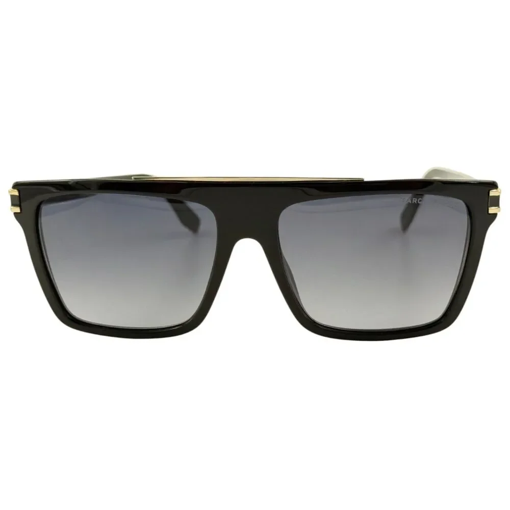 Marc Jacobs MARC 568S Mens Plastic Pilot Sunglass 80790 Black 58-17 Grey Grad